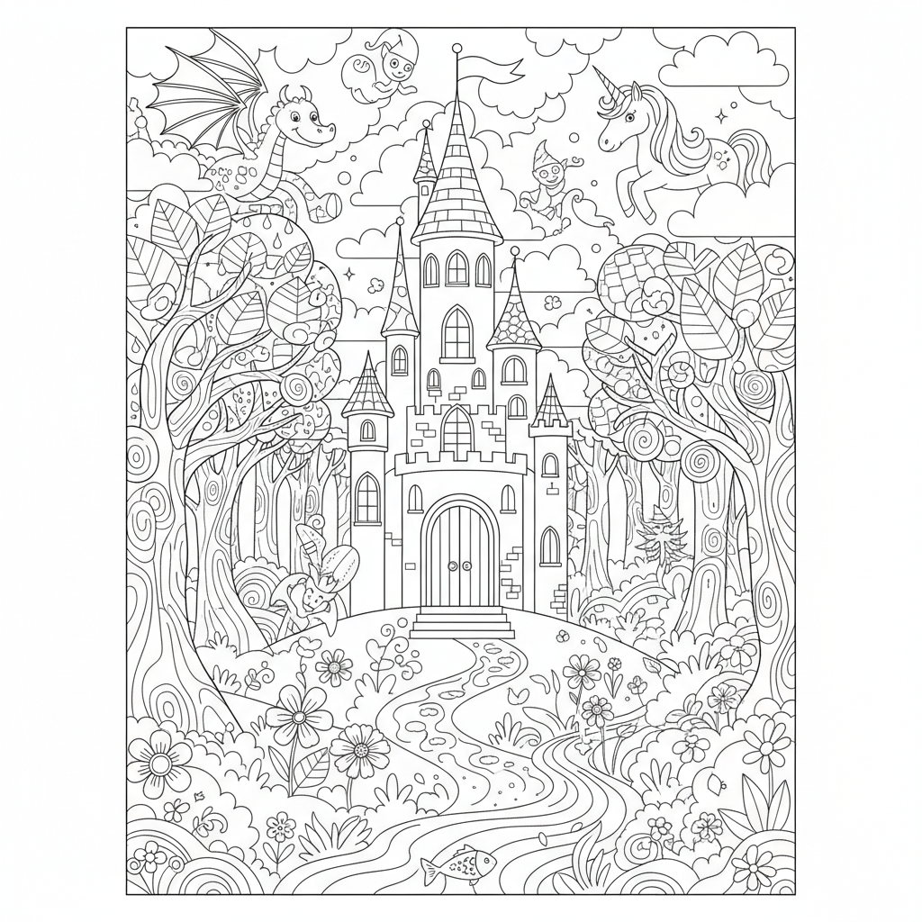 Coloriage livre coloriage mystère disney 5