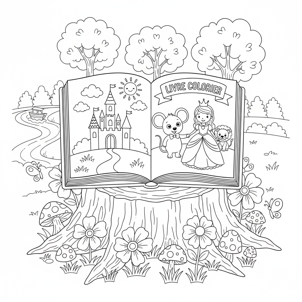 Coloriage livre coloriages disney 3