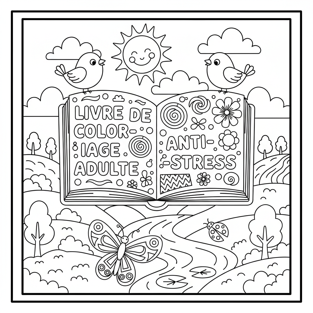 Coloriage livre de coloriage adulte 3