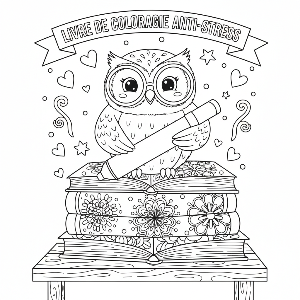 Coloriage livre de coloriage adulte 4