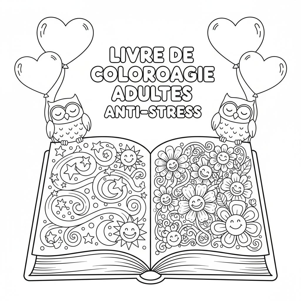 Coloriage livre de coloriage adultes 4