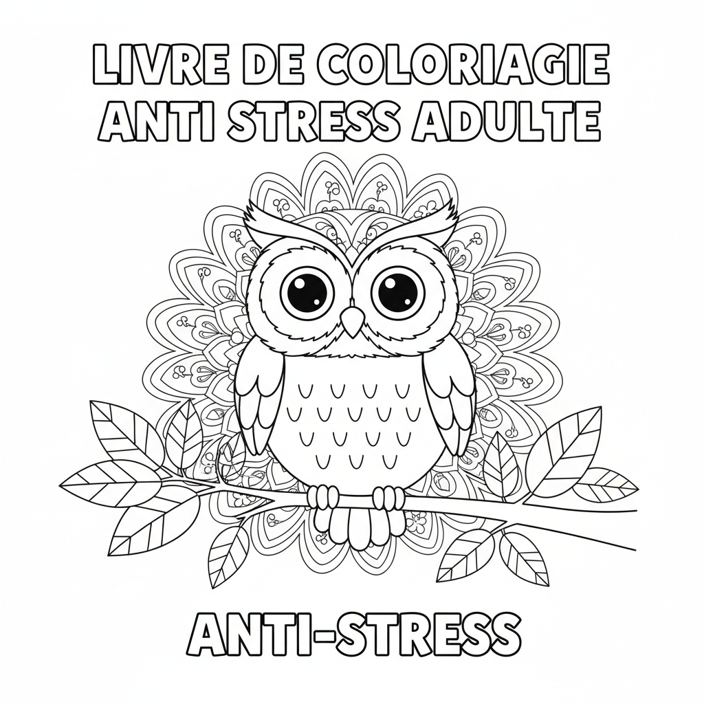 Coloriage livre de coloriage anti stress adulte