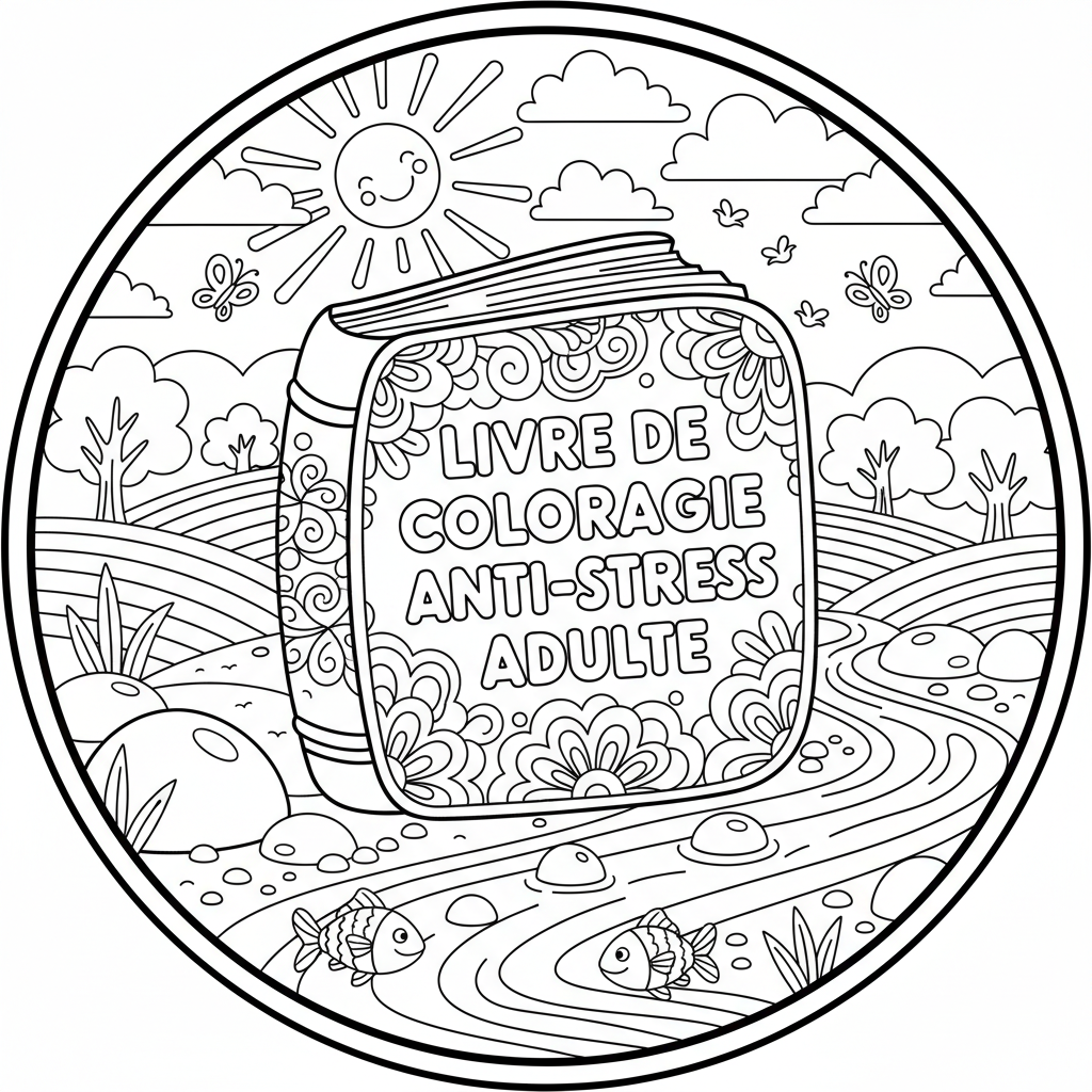 Coloriage livre de coloriage anti stress adulte 3