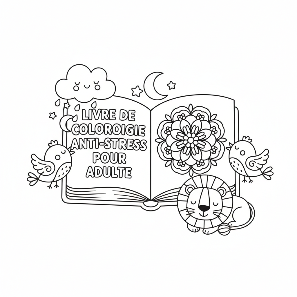 Coloriage livre de coloriage anti stress pour adulte 2