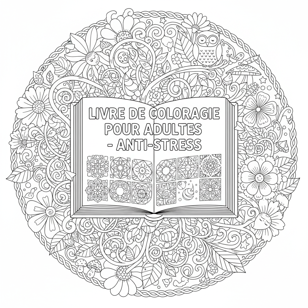 Coloriage livre de coloriage pour adulte 2