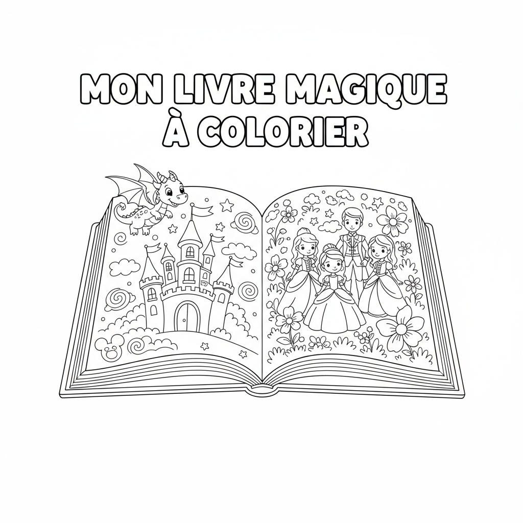 Coloriage livre disney coloriage 2