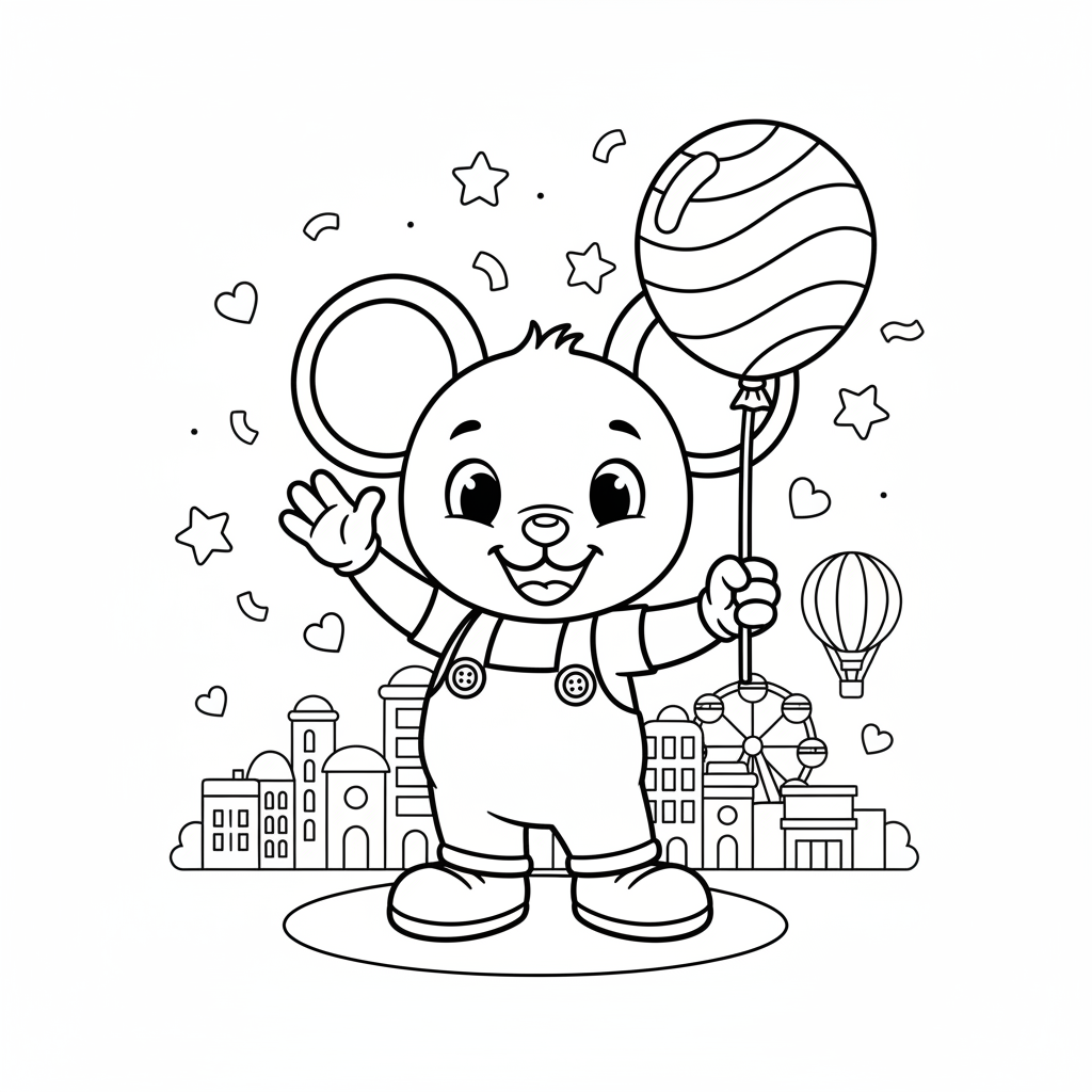 Coloriage mickey en coloriage 2