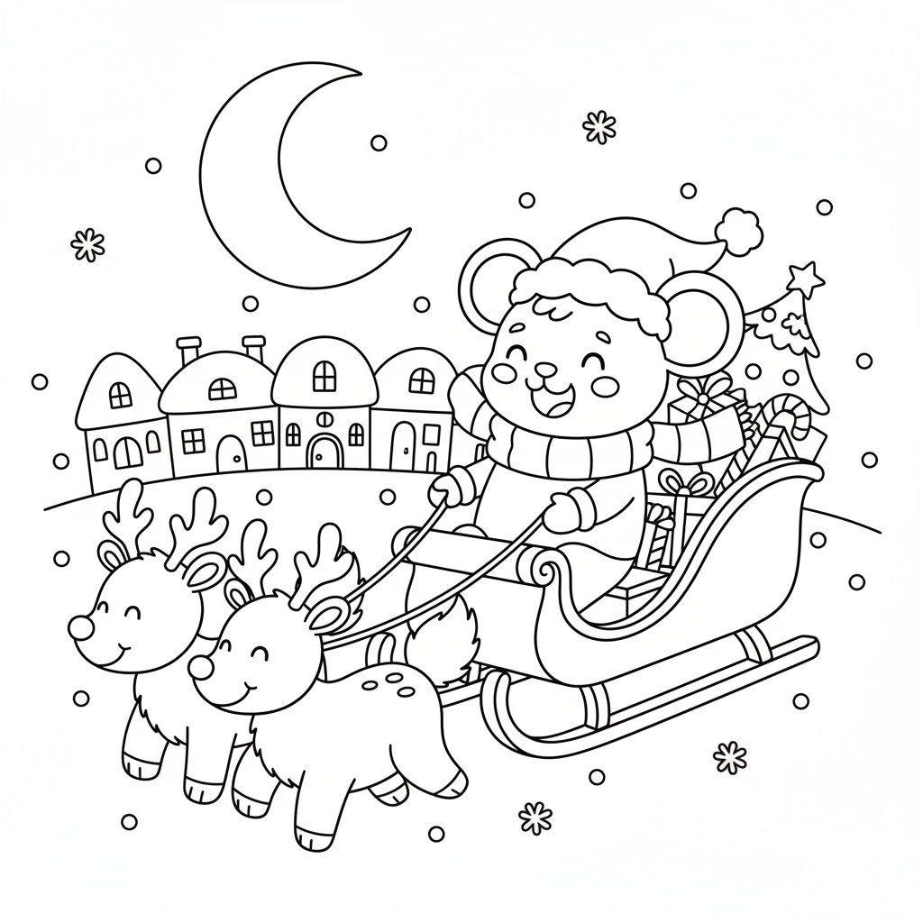 Coloriage mickey noel coloriage 1