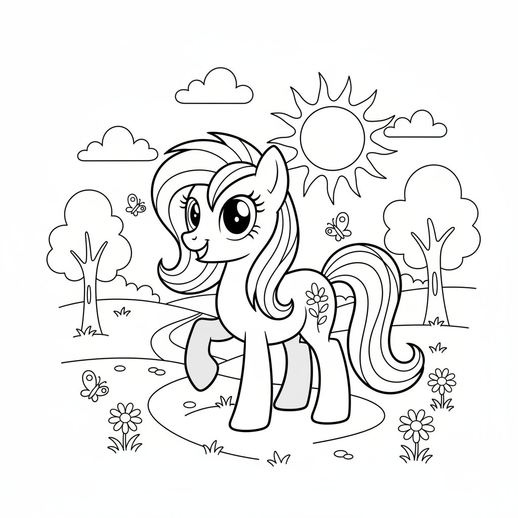 Coloriage my little pony coloriage à imprimer 3