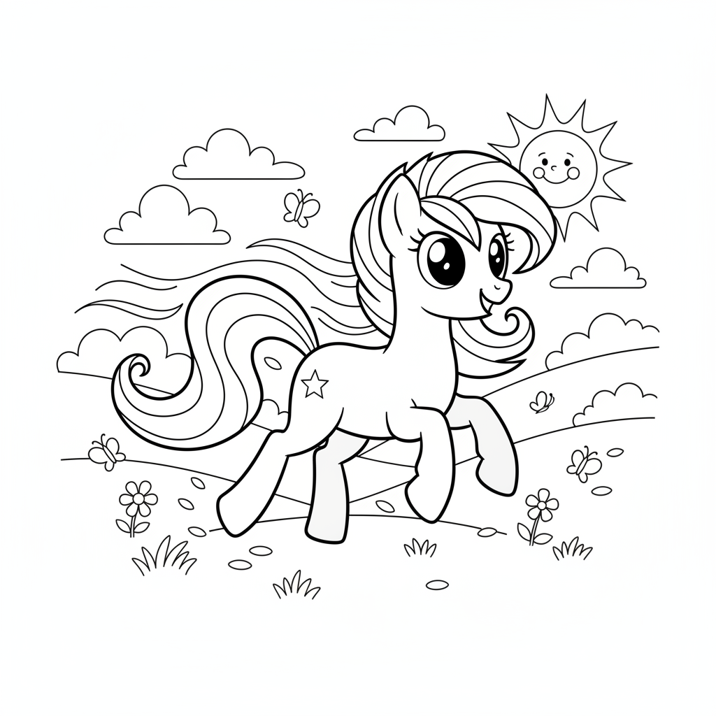 Coloriage my little pony coloriage à imprimer 5
