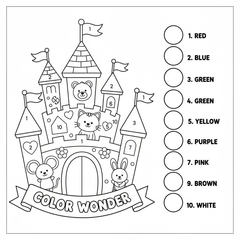 Coloriage nuancier coloriage mystère disney 1