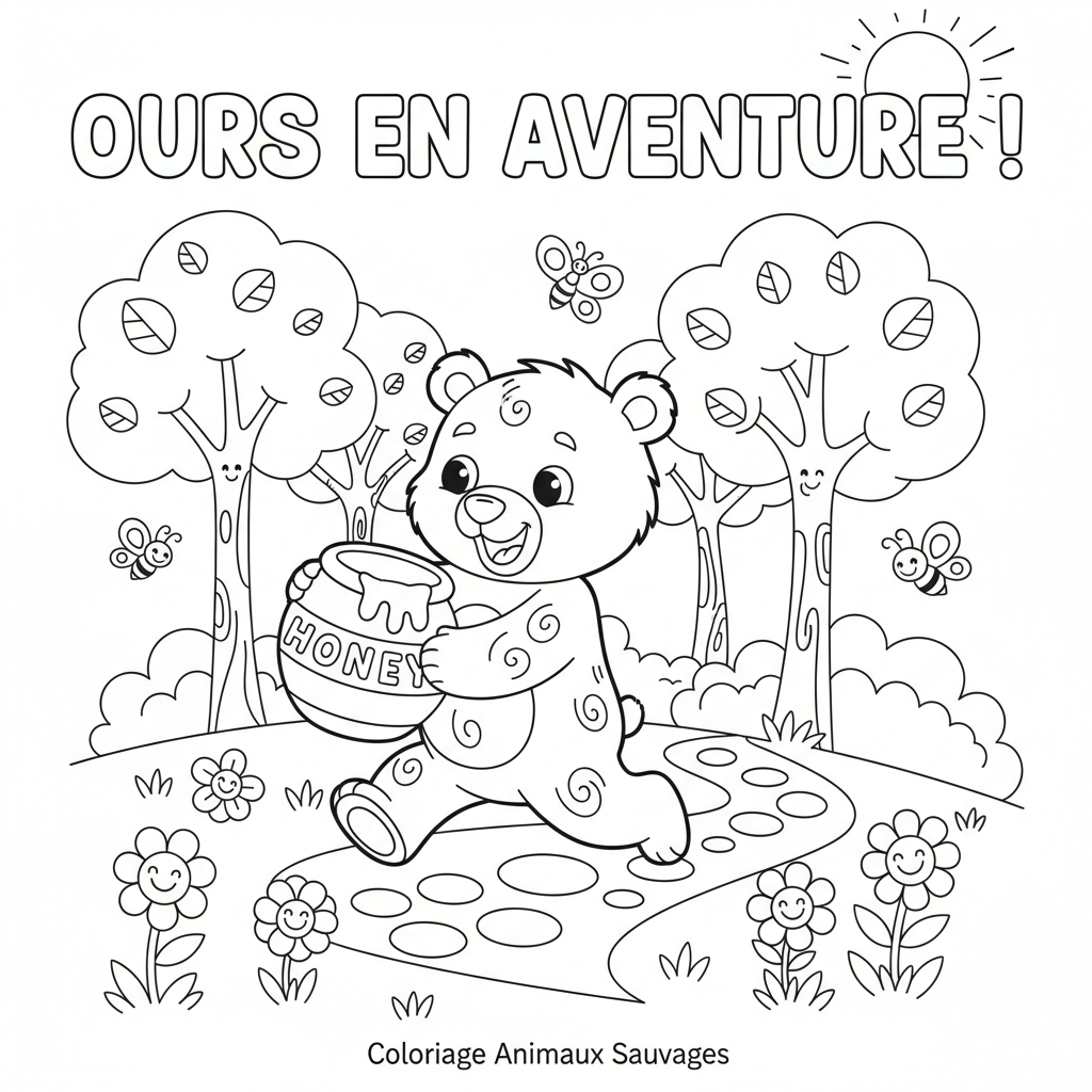 Coloriage ours coloriage 5