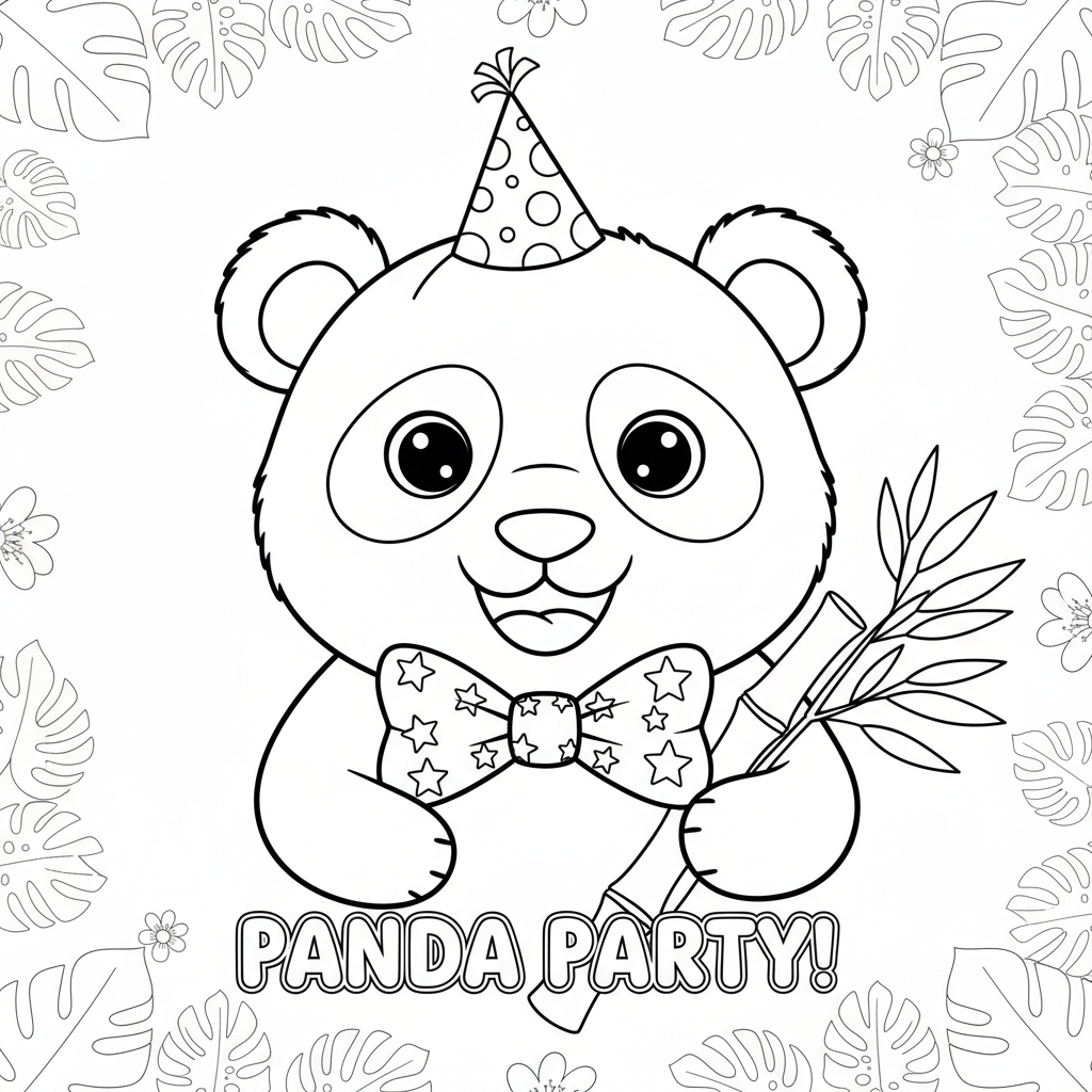 Coloriage panda coloriage 4