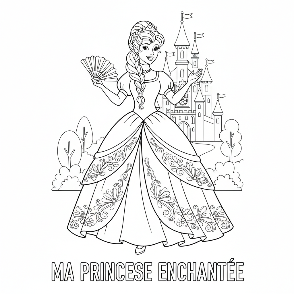 Coloriage princesse coloriage disney 2