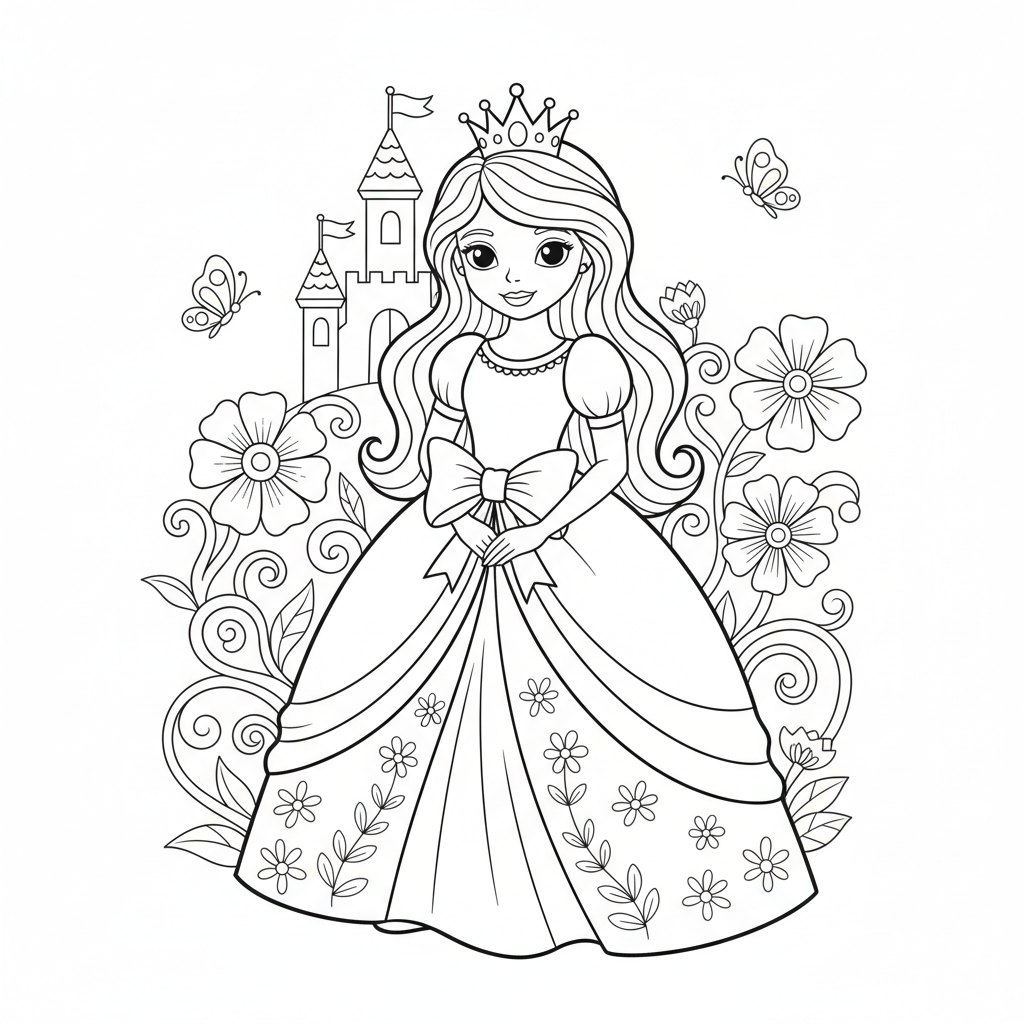 Coloriage princesses disney coloriage 2