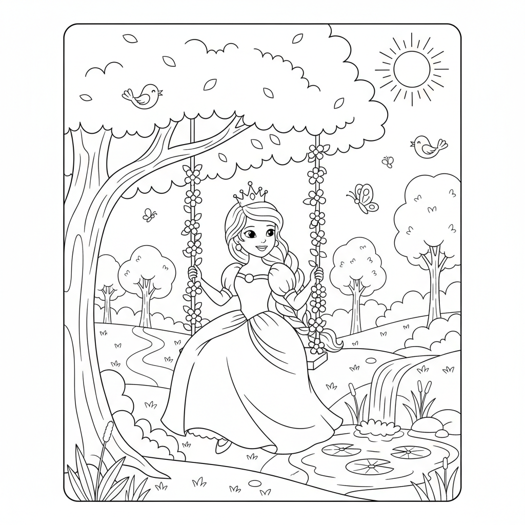 Coloriage princesses disney coloriage à imprimer 3