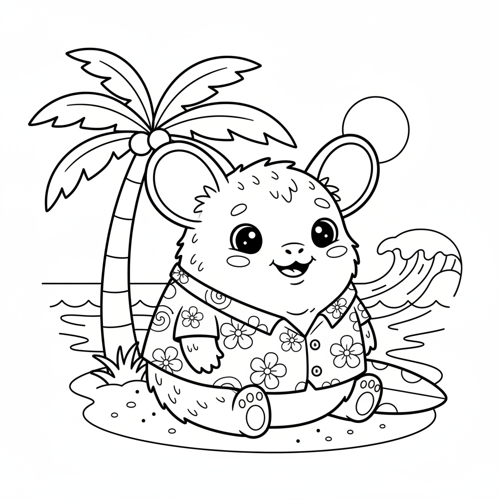 Coloriage stich coloriage 1