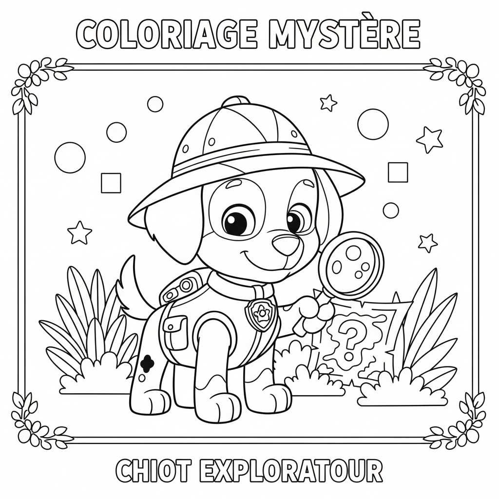 Tracker Coloriage Mystere Disney Gratuit à Imprimer