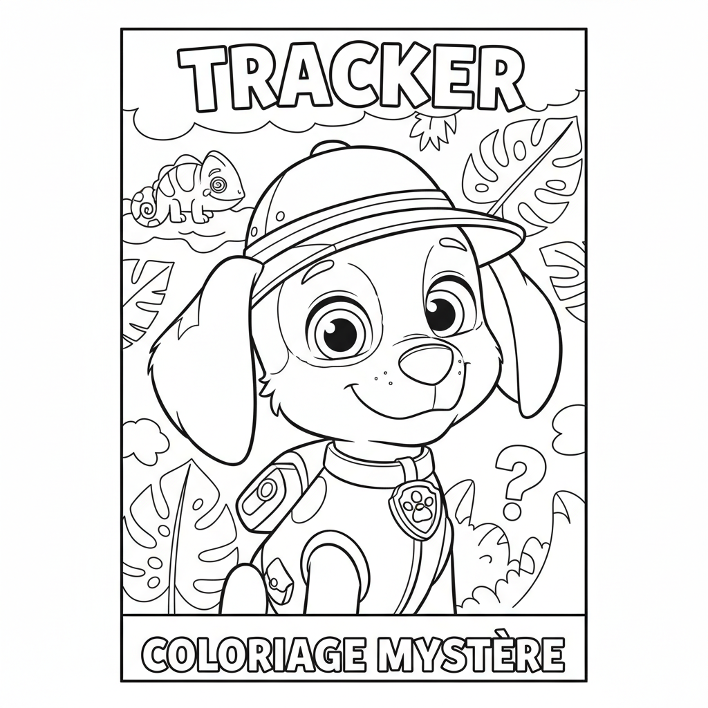 Coloriage tracker coloriage mystere disney 4
