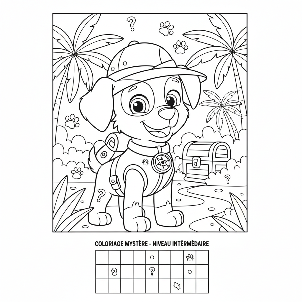 Coloriage tracker coloriage mystère disney pdf 2