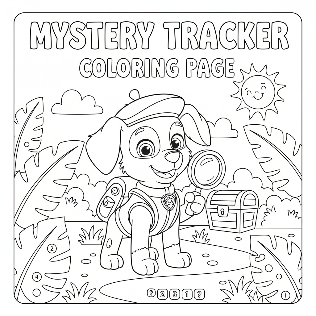 Coloriage tracker coloriage mystère disney pdf 3