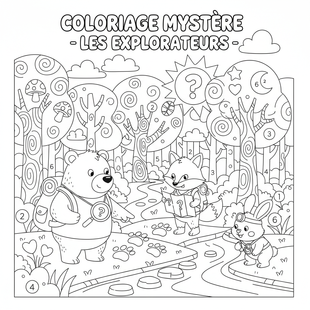 Coloriage trackers coloriage mystere 3