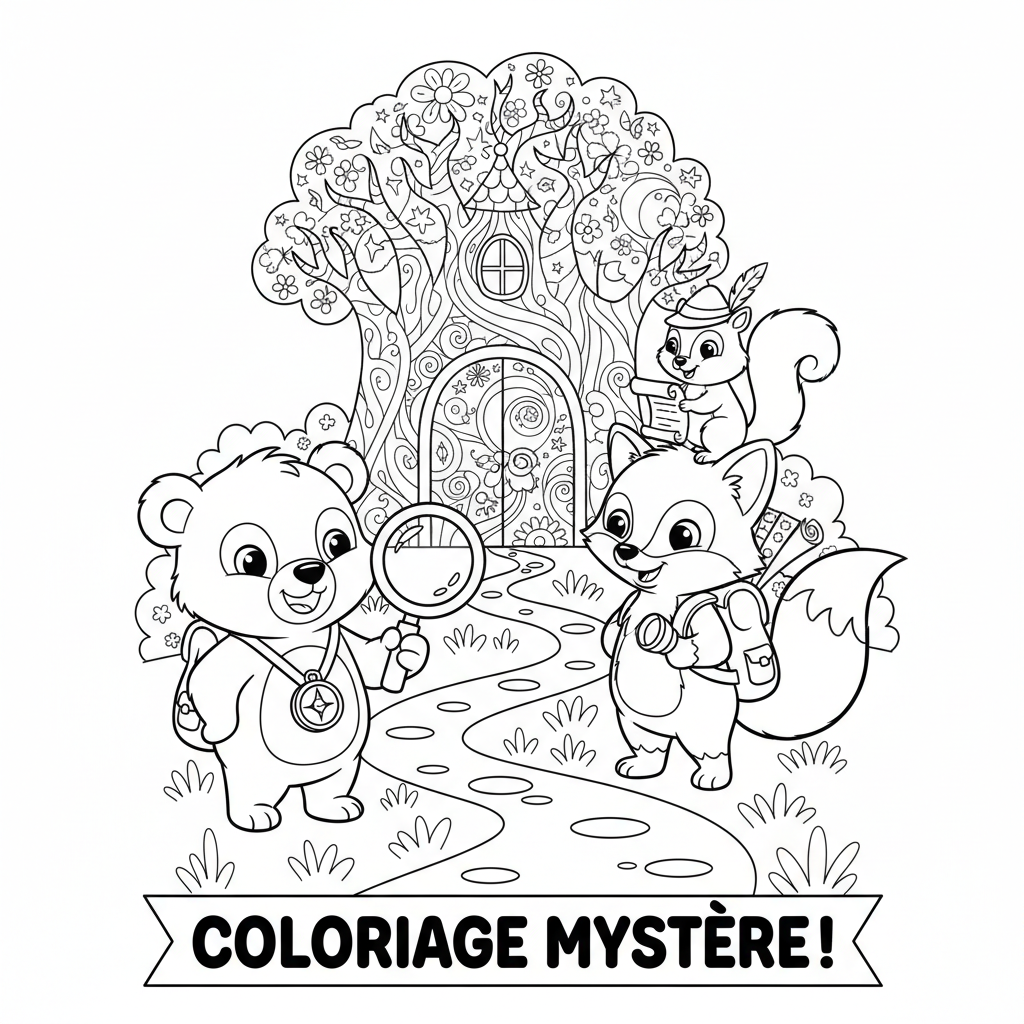 Trackers Coloriage Mystere Disney à Imprimer Gratuitement