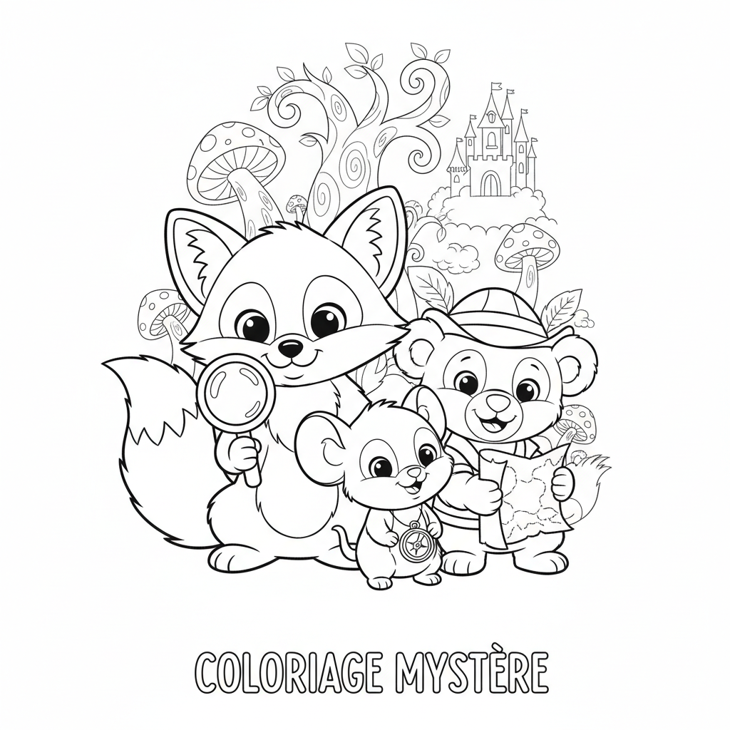 Coloriage trackers coloriage mystere disney 4