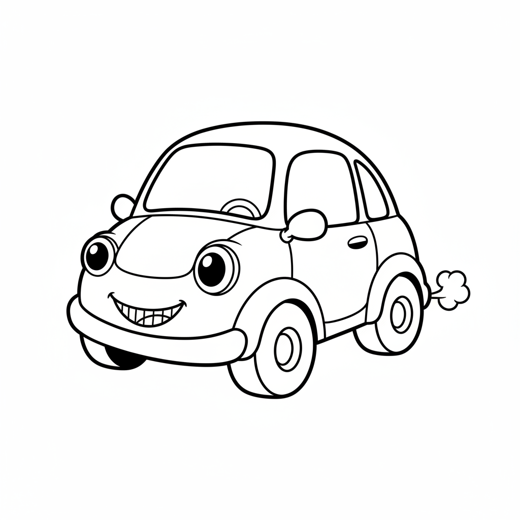 Coloriage voiture cars coloriage