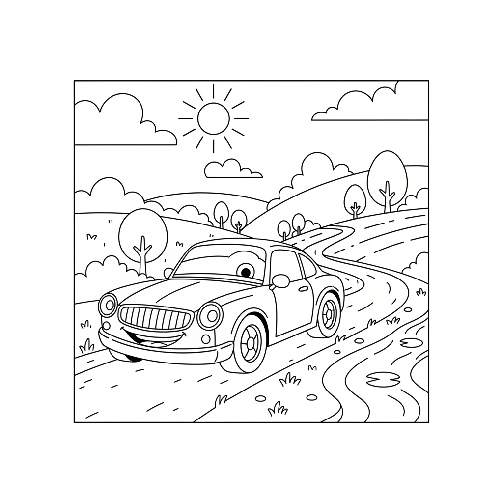 Coloriage voiture coloriage cars 3
