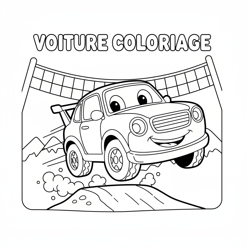 Coloriage voiture coloriage cars 5